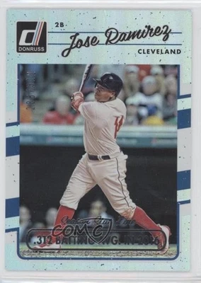 2017 Panini Donruss Stat Line Season /312 Jose Ramirez #85 - Image 1 of 2
