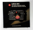 Leica M 6 Sales Brochure - printed July 1985