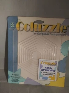 Provo Craft Coluzzle Cutting System Nested HEXAGON Template Stencil  - Picture 1 of 2