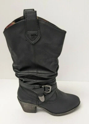 Rocket Dog Sidestep Western Boots, Black, Women's 5.5 M - Image 1 of 4