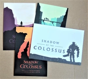 Juego de postales Shadow of the Colossus tarjeta promocional Playstation RARO - Imagen 1 de 11