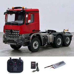 6WD RC RTR 1/14 Tractor Truck Model with Metal Chassis 2Speed Gearbox for TAMIYA - Picture 1 of 8