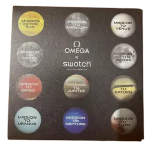 Swatch x Omega Bioceramic Moonswatch Mission To Earth Brand New From Japan - Picture 1 of 23