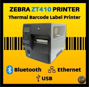 ✅Zebra ZT410 Thermal Label Printer 300 dpi USB , Ethernet ZT41043-T010000Z!🔥⭐ - Picture 1 of 6