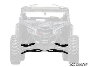 SuperATV High Clearance A-Arms for Can-Am Maverick X3 (64" Body) - Black - Picture 1 of 10