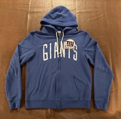 NFL New York Giants Sudadera con Capucha Cremallera Completa - Talla Grande Foto 1 de 4