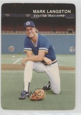 1985 Mother's Cookies Seattle Mariners Stadium Giveaway Mark Langston #3