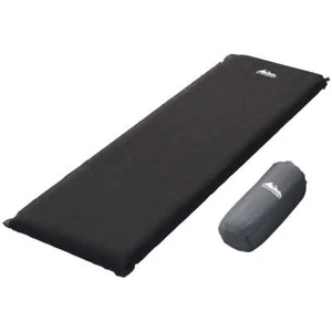 Weisshorn Self Inflating Mattress Camping Sleeping Mat Air Bed Pad Single Black - Picture 1 of 7