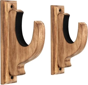 Einzel Gewehr Flinte Gewehrständer Organizer Holz Wandhalterung Innen Zimmer Display Safe - Bild 1 von 8