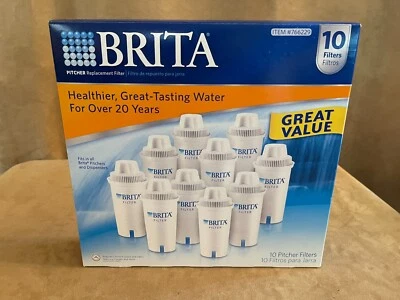 Brita 987554 Pitcher Replacement Filters 10 Pack new in box universal - Image 1 of 2