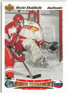 1991-92 Upper Deck #652 Nikolai Khabibulin RC - Picture 1 of 2