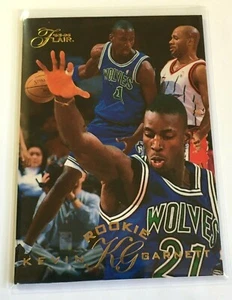 Timberwolves Kevin Garnett Mint 1995-96 Fleer Flair Rookie Card RC #206 - Picture 1 of 1
