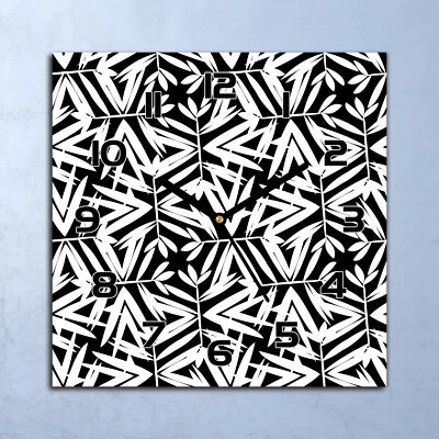 Horloge Murale En Verre moderne Simple géométrique 30x30 - Photo 1/4