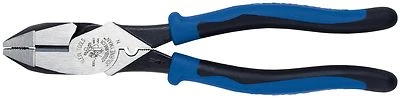 Klein Tools J2000-9NECR Lineman's Pliers, Crimping, 9-Inch - Image 1 of 2