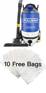 Pullman Advance Commander PV900 Backpack Vacuum With 10 Free Vacuum Bags - Picture 1 of 6