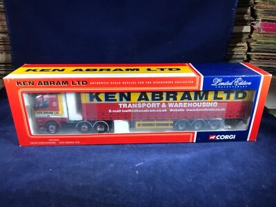 K-72 CORGI 1:50 SCALE DIE CAST TRUCK - CC12411 VOLVO CURTAINSIDE - KEN ABRAM LTD - Image 1 of 4