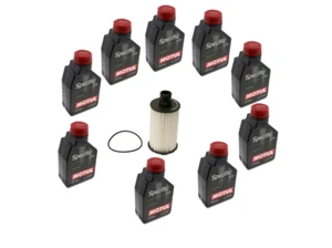 Engine Oil Filter Kit w/ 9L Engine Oil for JAGUAR F-PACE F-TYPE XF XJ XK XKR - Picture 1 of 1