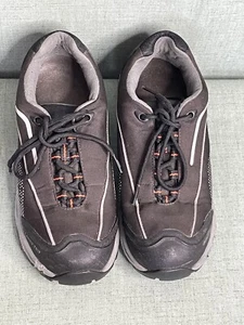 Tenis para caminar Lands End para mujer talla 8,5B zapatillas negras atadas - Imagen 1 de 8