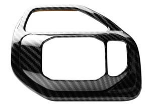 For 2019–2024 Ram 4WD Switch Cover Trim Gloss Black Carbon Fiber Look ABS - Bild 1 von 1