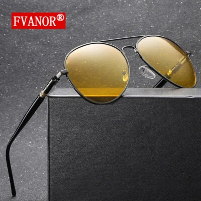 Day Night Vision Safety Driving Glasses Polarized Sunglasses UV400 Sport Eyewear - Image 1 of 4