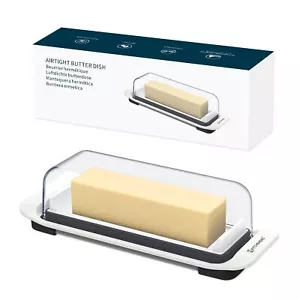 Airtight Butter Dish with Lid for Countertop and Refrigerator Door Shelf - Picture 1 of 8