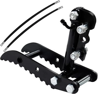L-Shaped Hydraulic Thumb Clip Attachment W/ Hydraulic Hoses for Mini Excavator - Image 1 of 4