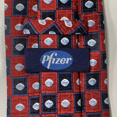 Pfizer Viagra Tie Píldora Azul Representante de Drogas Farmacia Swag Publicidad Promo ED Med NUEVO Foto 1 de 4
