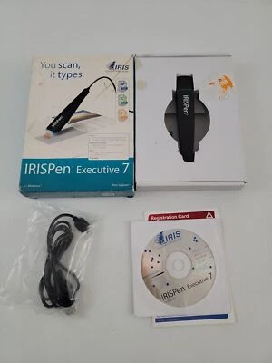 IRISPen Executive 7 Pen scanner, Iris Pen, Digital Pen Scanner W/ BOX AND MANUAL - Image 1 of 4