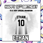 Personalised Leeds Birthday Card Football Son Grandson Dad Uncle Brother /Mb