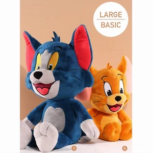 45CM Tom & 32CM Jerry Plush Duo - Giant Soft Cartoon Characters Toy for Kids - Picture 1 of 9