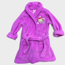 Sweet n Sassy Purple Bathrobe 2T Holiday Monkey 