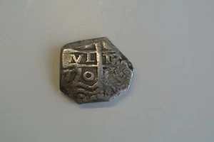 4 REALES BOLIVIE 1770 RARE 16 GR 10 RARE flotte de la PLATA 2,3 CM Ball shape - Picture 1 of 6