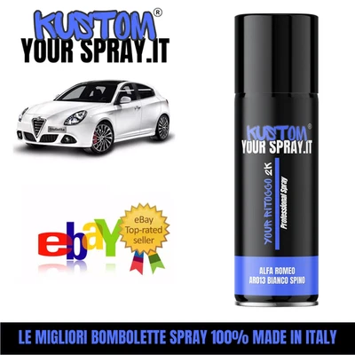 Spray Alfa Romeo AR013 Bianco Spino 400ml !! LUCIDO !! - Imagen 1 de 2