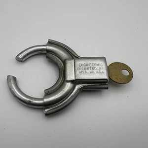 Sterling Anhängerkupplung Schloss Engineering Unlimited Vorhängeschloss Zapfsäule Kupplung Schlüssel - Bild 1 von 8