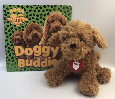Singing Talking Waffle The Wonder Dog Plush Soft Toy & Paperback Book Bundle - Image 1 of 4