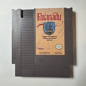 Nintendo NES: Faxanadu Cartridge - Tested & WORKS