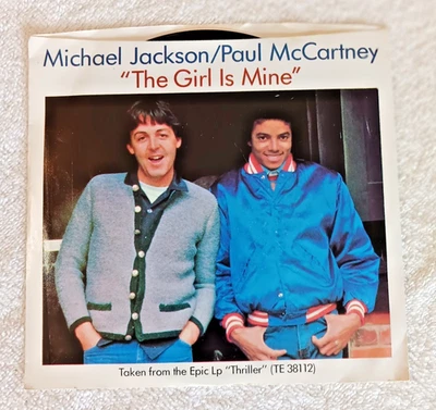 Michael Jackson & Paul McCartney~The Girl Is Mine~b/w Can't Get Outta the Rain  - Image 1 of 4