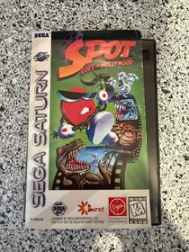 Spot Goes to Hollywood (Sega Saturn, 1996) -- Game and Manual, Tested Working
