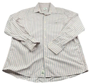 Lacoste Men’s Size 44 Pink Long Sleeve Button Down Cotton Pocket Shirt - Picture 1 of 12