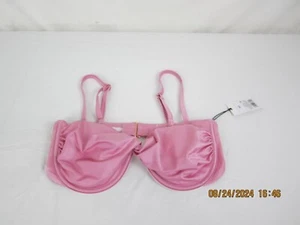 Women's Underwire Twist-Front Bikini Top - Shade & Shore Pink 36C - Picture 1 of 13