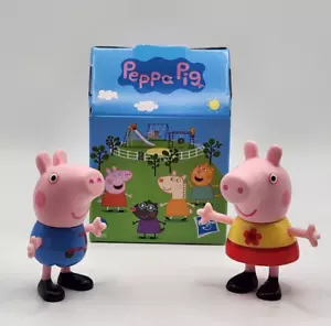 Peppa and George Pig Scooter Shirt Flower Dress Figure Peppa's Friends Surprise - Picture 1 of 10