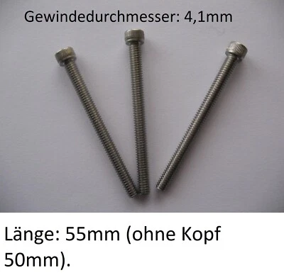 "NEU" 3 Set Zollschrauben für 3" Zoll-Auspuff  SUPERTRAPP / SUPER-TRAPP  "NEU" - Bild 1 von 2