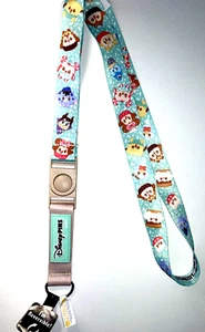 Disney Parks Munchlings Characters Pin Trading Reversible Lanyard NEW - Picture 1 of 4
