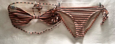 WOMENS LARGE TOP MEDIUM BOTTOM 2 PIECE FOREVER 21 BIKINI SWIMSUIT - Image 1 of 4