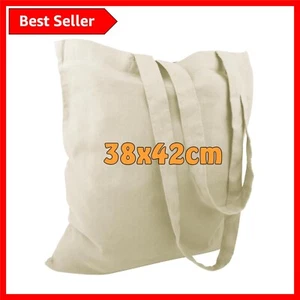 Cottonbagjoe Unbedruckte Baumwolltasche 38x42 cm - Ökotex 100 zertifiziert - Bild 1 von 1