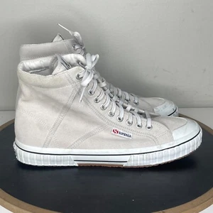 Superga X Alexa Chung High Top Trainer Sneaker Women Men 8 Women 9.5 Canvas Shoe - Picture 1 of 15