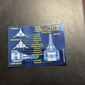 11b Battlestar Galactica 1996 Dart #8 The Colonial Viper spaceship
