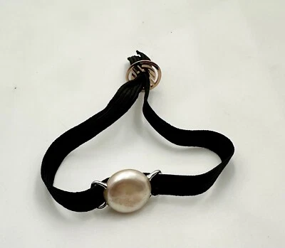 Bracciale Mimì Milano Linea Elastica Perla Rosa Argento Sterling 925 - Immagine 1 di 4