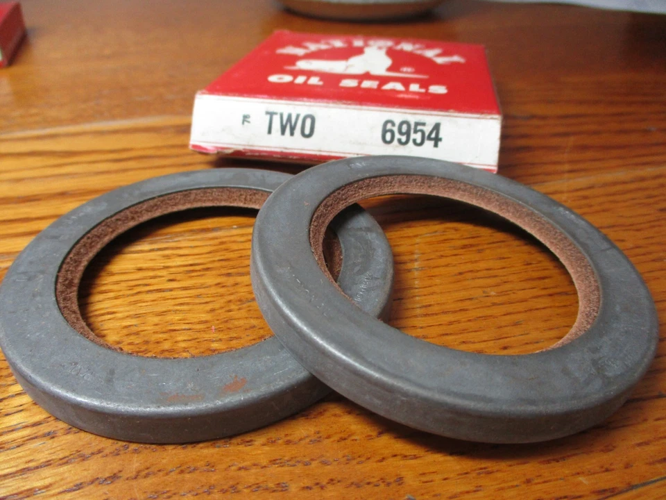1957 58 59 60 61 62 63 64 65 66 67 68-76 + FORD TRUCKS + Front Wheel Seals NOS - Image 1 of 1