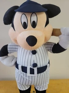 New York Yankees Mickey Mouse 24" Standing Plush Figure w/Uniform & Bat - Picture 1 of 3